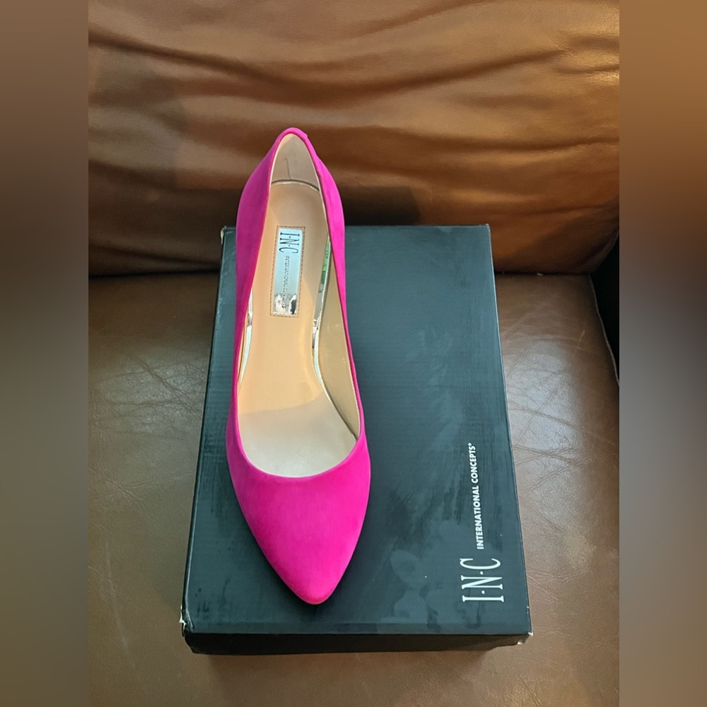 I.N.C Zitah suade deep fuchsia